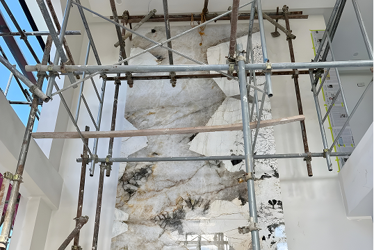 Natural Stone Installation for Accent Walls
