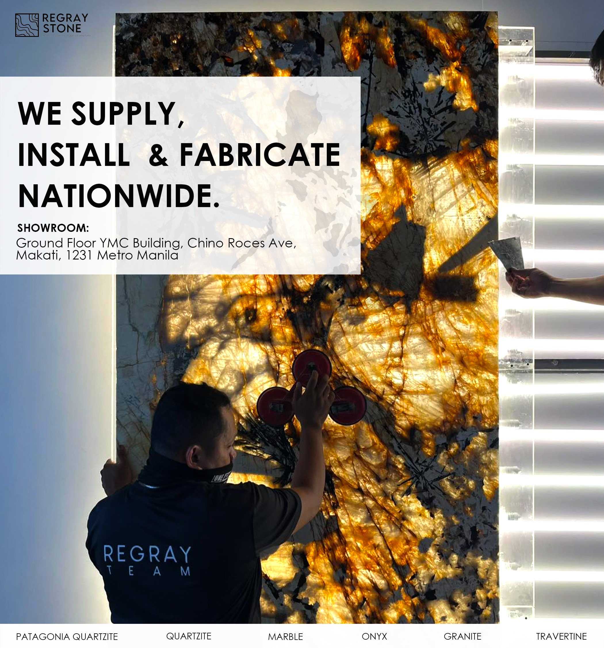 We supply, install and fabricate nationwide